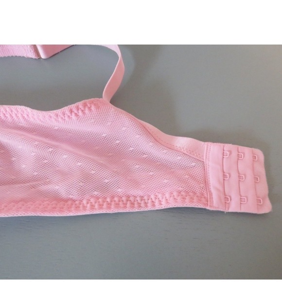 Auden Unlined Lace Underwire Balconette Bra Blush Pink Size 42C - Picture 5 of 9